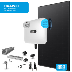 Solcellepakke Huawei 10 Paneler Eternit All Black (4,75 kWp)