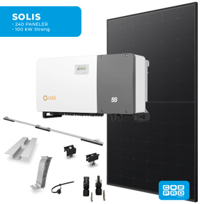 Solcellepakke Solis 240 Paneler TP0 All Black (114 kWp)