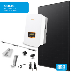 Solcellepakke Solis 42 Paneler TP0 All Black (19,95 kWp)