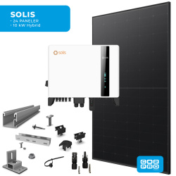 Solcellepakke Solis 24 Paneler TP5< All Black (11,4 kWp)