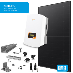 Solcellepakke Solis 42 Paneler TP5 All Black (19,95 kWp)