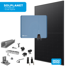 Solcellepakke Solplanet 32 Paneler TP5 All Black (15,2 kWp)