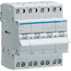 Wex�e SFT440 Omskifter 4P 40A midterstilling 1-0-2