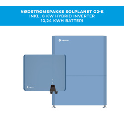Solplanet G2-E n�dstr�mspakke inkl. 8 kW inverter + 10,24 kWh batteri