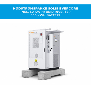 Solis n�dkraftpaket inkl. 50 kW v�xelriktare + 100 kWh batteri