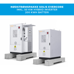 Solis n�dkraftpaket inkl. 50 kW v�xelriktare + 200 kWh batteri