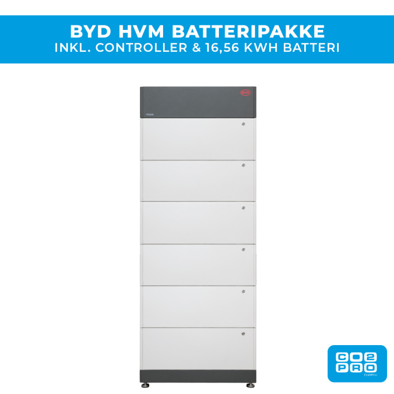BYD HVM Batteripakke 16,56 kWh
