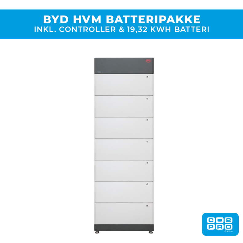 BYD HVM Batteripakke 19,32 kWh
