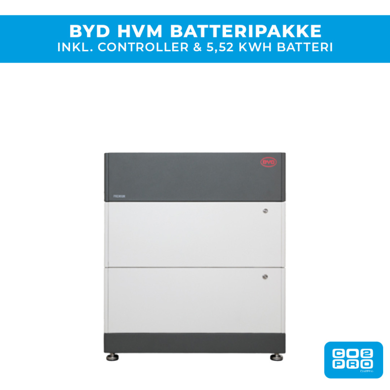 BYD HVM Batteripakke 5,52 kWh