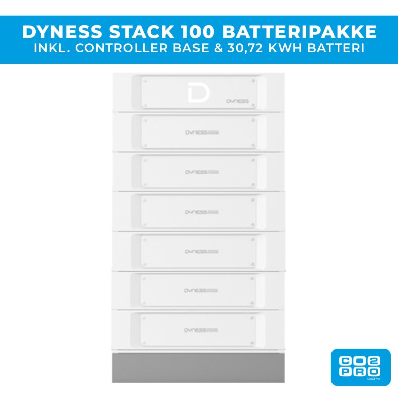 Dyness Stack100 batteripakke 30,72 kWh