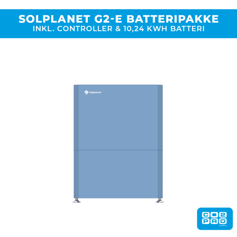 Solplanet G2-E batteripakke 10,24 kWh