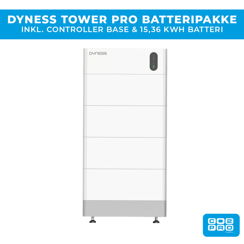 Dyness Tower PRO batteripakke 15,36 kWh