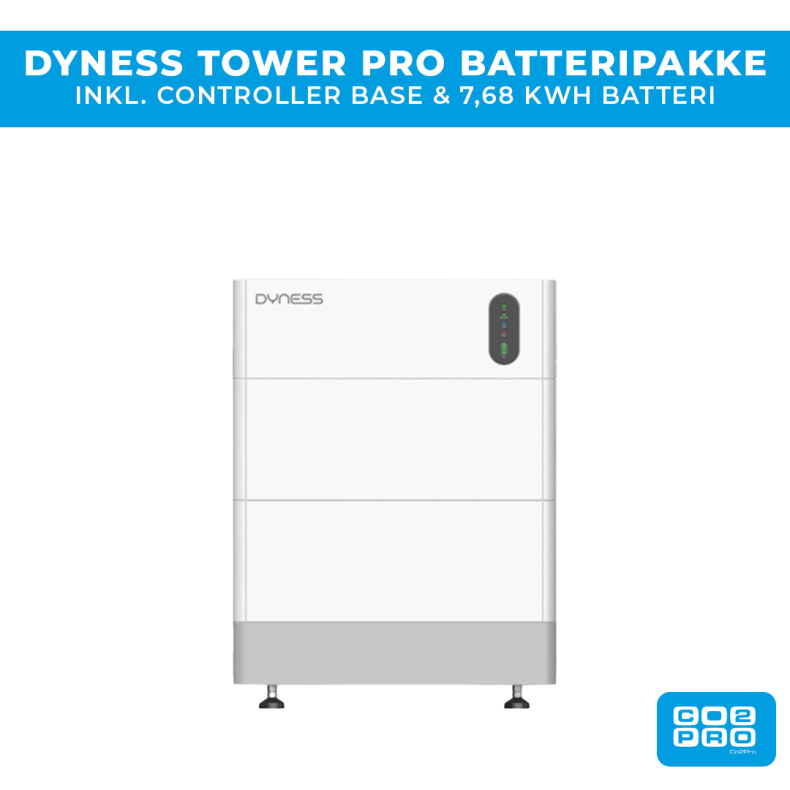 Dyness Tower PRO batteripakke 7,68 kWh