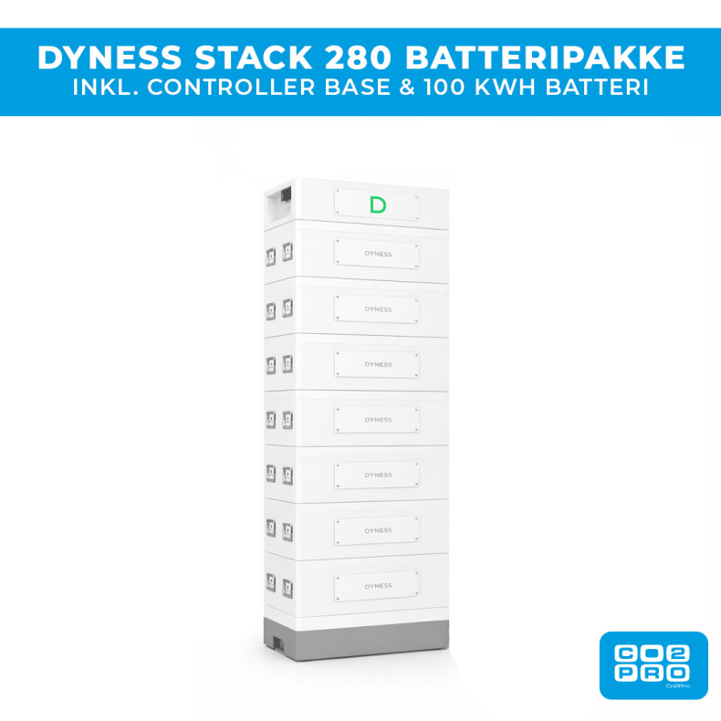 Dyness Stack280 batteripakke 100 kWh