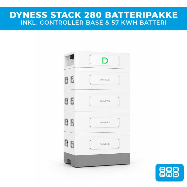 Dyness Stack280 batteripakke 57 kWh