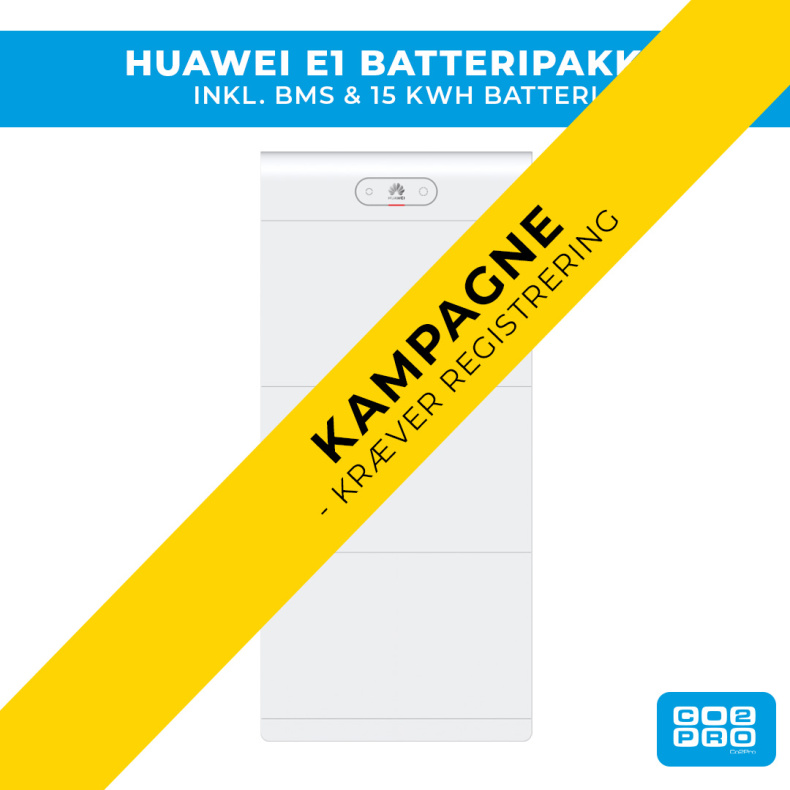 Huawei Luna2000 E1 batteripaket 15 kWh (Kampanjen kr�ver registrering)