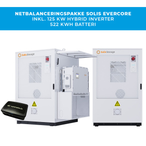 Solis n�tbalanseringspaket - 125 kW v�xelriktare + 522 kWh batteri