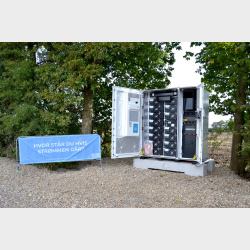 Betonfundament til BESS 230x40x35cm til LUNA2000-200kWh