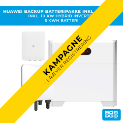Huawei backup batteripaket inkl. 10 kW v�xelriktare och 5 kWh batteri (kampanj kr�ver registrering)