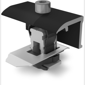 K2 End Clamp EC 25-40, Black 