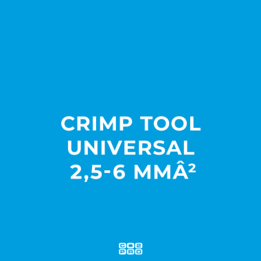 Crimp tool Universal 2,5-6 mmÂ²