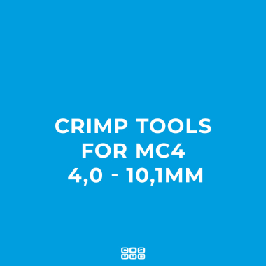 Crimp tools for MC4 4,0 - 10,1mm