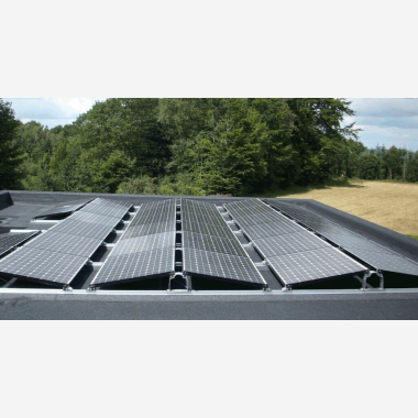 Solcellepakker - flad tagpap