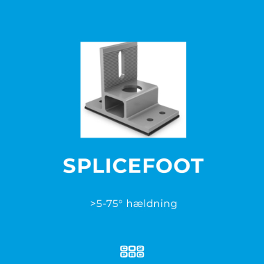 Splicefoot >5-75° hældning