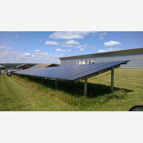 Jordmontering med skruv