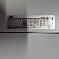 ABB AC Skerhetsbrytare 90A 3-polig +J (OTP63T3M)