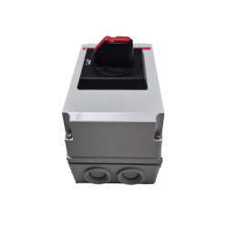 ABB DC sikkerheds afbryder 16A 660V 1 streng m. Sort drejegreb (OTDCP16S11M)