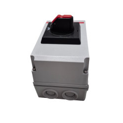 ABB DC sikkerhedsafbryder 16A 1000V 1 streng m. Sort drejegreb (OTDCP16S12M)