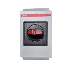 ABB DC skerhetsbrytare 16A 1000V 1 strng med svart vridhandtag (OTDCP16S12M)