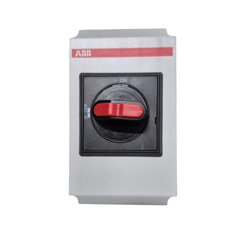 ABB DC sikkerhedsafbryder 16A 1000V 1 streng m. Sort drejegreb (OTDCP16S12M)