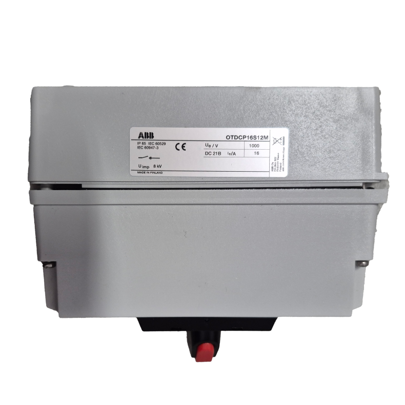 ABB DC sikkerhedsafbryder 16A 1000V 1 streng m. Sort drejegreb (OTDCP16S12M)