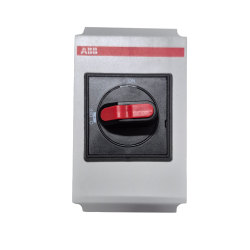 ABB DC sikkerhedsafbryder 32A 1000V 1 streng m. Sort drejegreb (OTDCP32S12M)