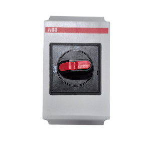 ABB DC skerhetsbrytare 32A 1000V 1 strng med svart vridhandtag (OTDCP32S12M).