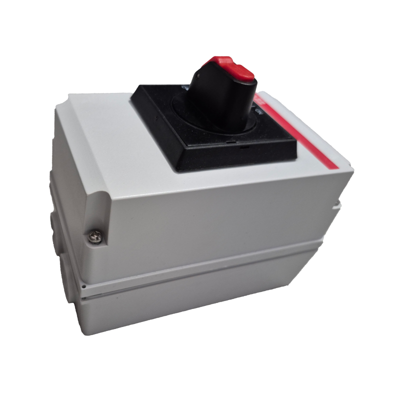 ABB DC sikkerhedsafbryder 32A 1000V 1 streng m. Sort drejegreb (OTDCP32S12M)