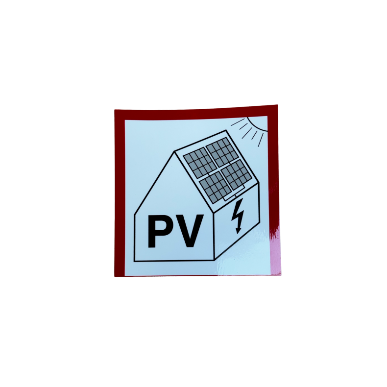 Advarselsskilt Brand til facade- 105 x 297 Klistermrke