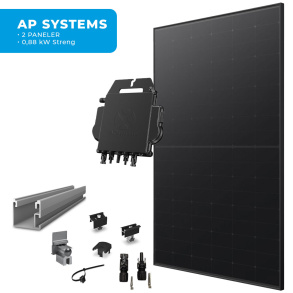 Energirammepakke AP systems 2 Paneler Fals All Black