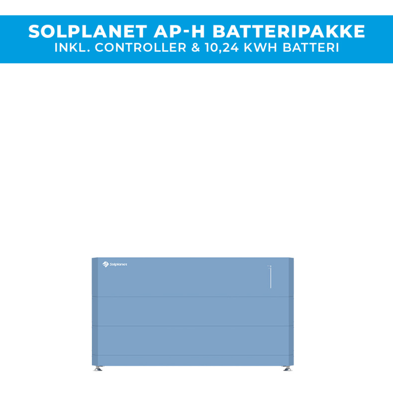 Solplanet AP-H batteripakke 10,24 kWh