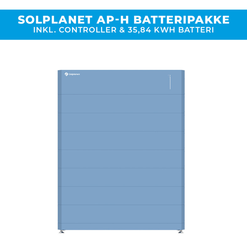 Solplanet AP-H batteripakke 35,84 kWh