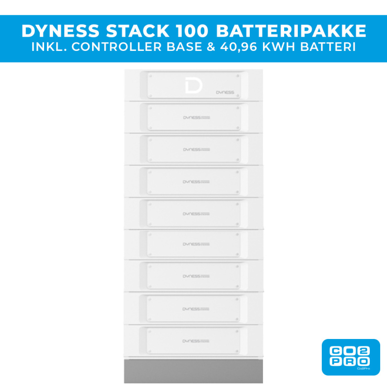 Dyness Stack100 batteripakke 40,96 kWh