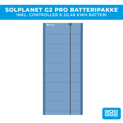 Solplanet G2 PRO V2 batteripakke 20,48 kWh