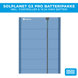Solplanet G2 PRO V2 batteripakke 10,24 kWh
