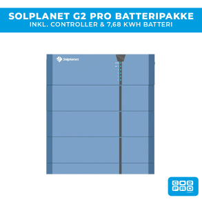 Solplanet G2 PRO batteripaket 7,68 kWh
