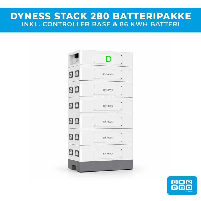Dyness Stack280 batteripakke 86 kWh