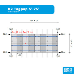 Solcellepakke Solplanet 16 Paneler TP5 All Black (7,6 kWp)
