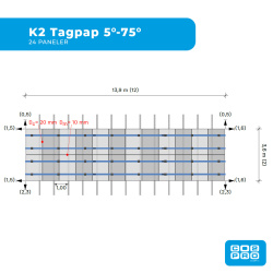 Solcellepakke Solplanet 24 Paneler TP5 All Black (11,4 kWp)