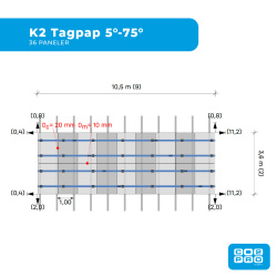 Solcellepakke Solis 36 Paneler TP5 All Black (17,1 kWp)